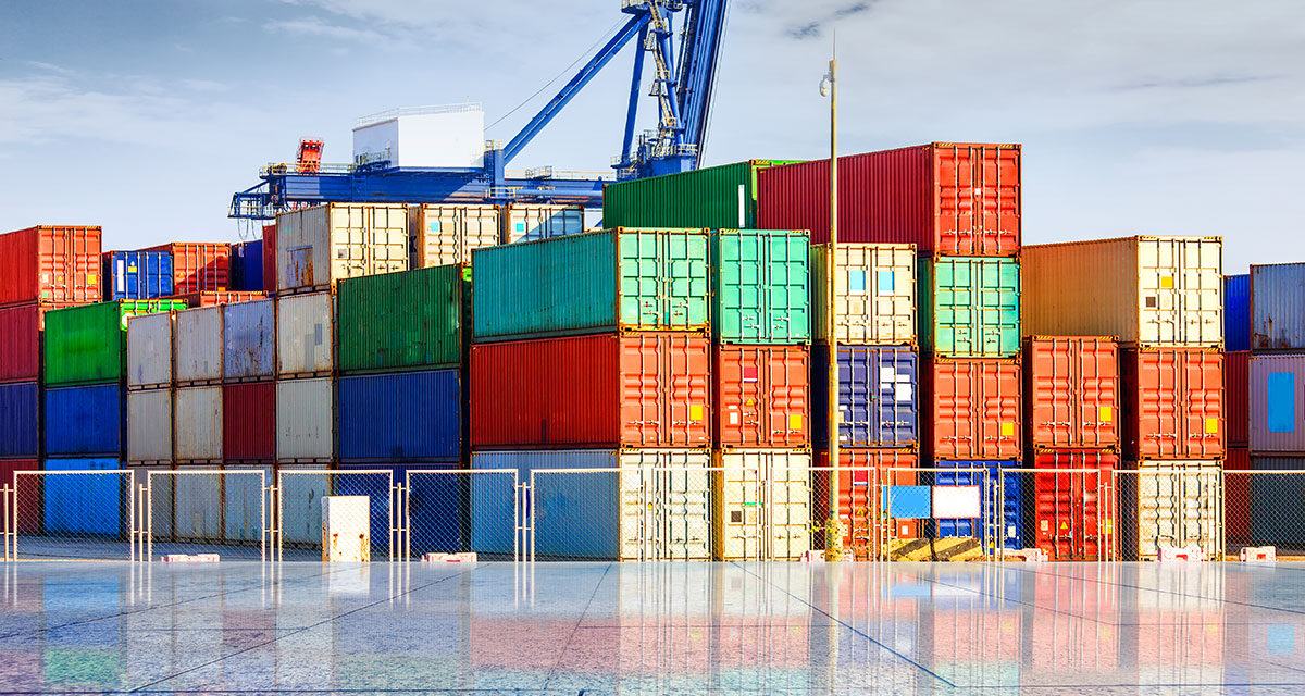 Export of goods in the world